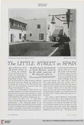 81.1925 = Nr. 337: The little street in Spain