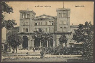Ansichtskarte Görlitzer Bahnhof, Frontansicht