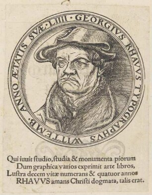 Bildnis des Georg Rhau