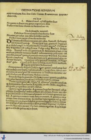 De Declinatione Nominum
