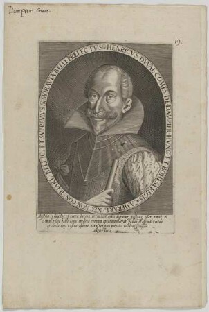 Bildnis des Henricus Dvval de Dampierre