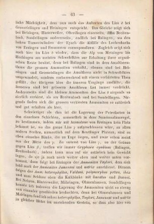 Mittlerer schwarzer Jura in der Gegend von Gmünd