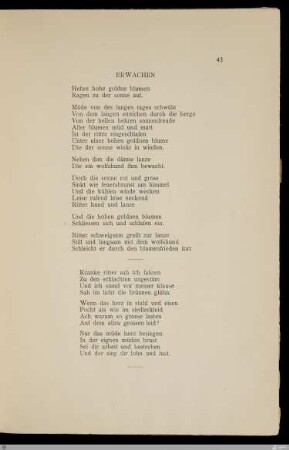 Erwachen