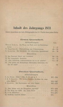V-VI Inhaltsverzeichnis
