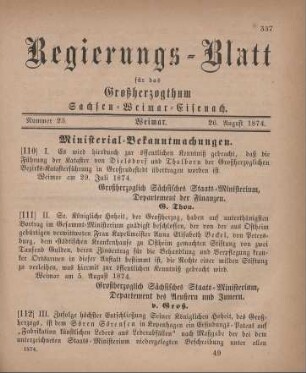 Nr. 23 : 26. August 1874