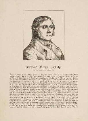 Bildnis von Barthold Georg Niebuhr (1776-1831)