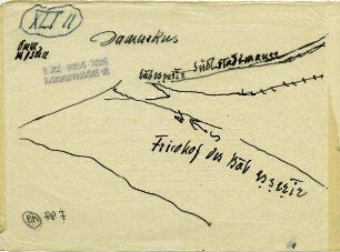 Damaskus Omajaden-Moschee Friedhof des Bab es serir [wohl Bab al-Saghir?]