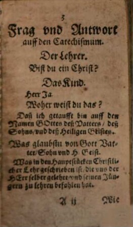 Catechismus, Das ist, Christliche Unterrichtung oder Lehrtafel