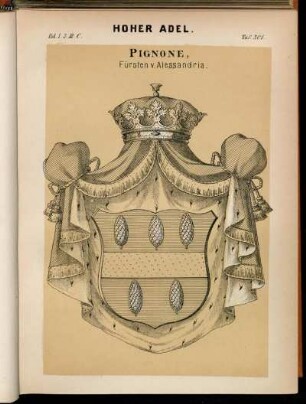 Taf. 301. Pignone, Fürsten v. Alessandria.
