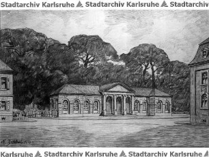 Beichel, Friedrich. Wachgebäude am Karlstor