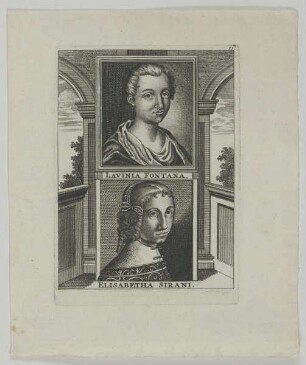 Doppelbildnis der Lavinia Fontana und der Elisabetha Sirani