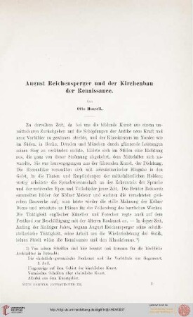 12: August Reichensperger und der Kirchenbau der Renaissance