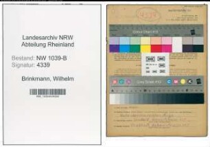 Entnazifizierung Wilhelm Brinkmann , geb. 19.07.1896 (Landwirt)