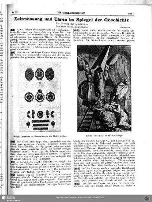 Zeitmessung und Uhren im Spiegel der Geschichte (Fortsetzung)