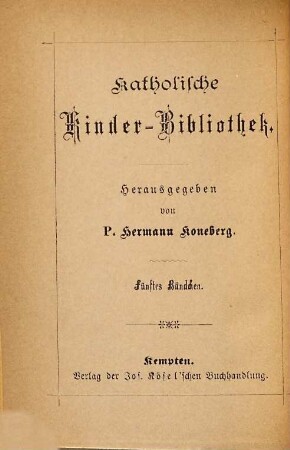 Hilarion, der berühmte Einsiedler : der Jugend erzählt
