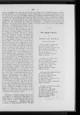 Gedichte. Aus englischen Poeten.