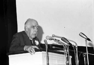 12. Tagung 1962 Physik; Eröffnung 25.6.1962: Nils Bohr