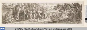 [Tanzende Frauen in einer Landschaft; Dancing women in a landscape]