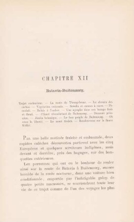 Chapter XII. Batavia -Buitenzorg