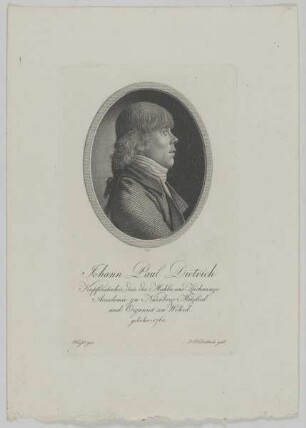 Bildnis des Johann Paul Dietrich