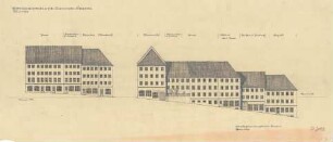Wiederaufbau Siegen 1947-1950: Wiederaufbau Siegen zwischen 1947-1950, Nr. 17, Bebauungsvorschlag Ecke Kornmarkt - Löhrstraße