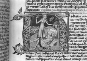 Bibelia sacra — Initiale M mit Judith und Holofernes, Folio 78recto