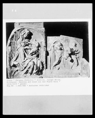 Fonte Gaia — Madonna mit Kind