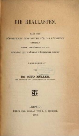Beiträge zur systematischen Darstellung des königl. sächsischen Civilrechts, 1