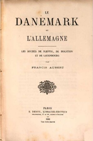 Le Danemark et l'Allemagne