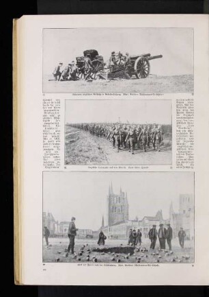 Englische Infanterie auf dem Marsch.
