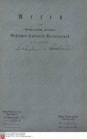 Leonhardi, Freiherren v.