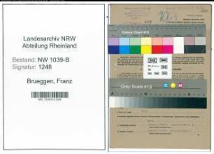 Entnazifizierung Franz Brueggen , geb. 04.10.1914 (Angestellter)