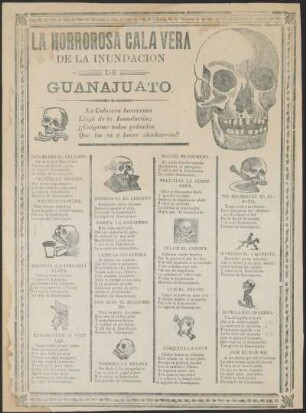 La horrorosa calavera de la inundación de Guanajuato