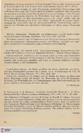 20: [Rezension von: B. Einarson und G. K. Link (Übers.),Theophrast. De causis plantarum. I. II.]