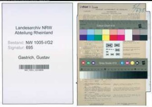 Entnazifizierung Gustav Gastrich , geb. 15.06.1891 (Postbeamter)