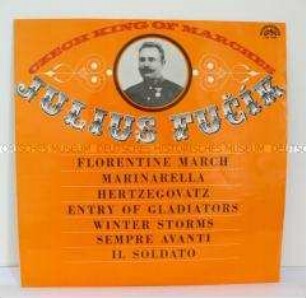 Schallplatte "Czech King of Marches. Julius Fucik", Plattenhülle
