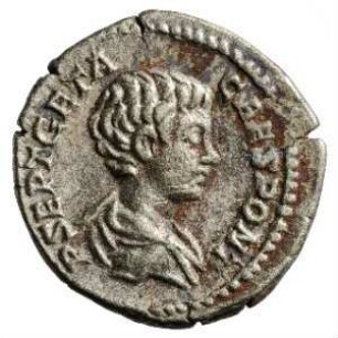 Münze, Denar, 200 - 202 n. Chr.
