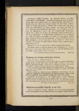 Gescheiterte französische Angriffe an der Oise.