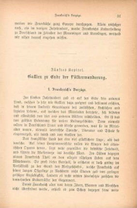 Fünftes Kapitel. Gallien zu Ende der Völkerwanderung