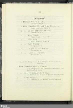 Lehrerschaft
