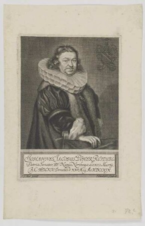 Bildnis des Johannes Jacobus Pömer