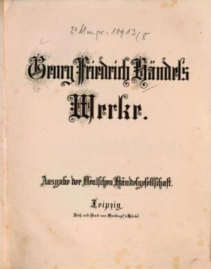 Georg Friedrich Händel's Werke. 8, Theodora : Oratorium