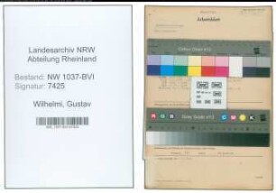 Entnazifizierung Gustav Wilhelmi , geb. 10.06.1892 (Steuerberater)