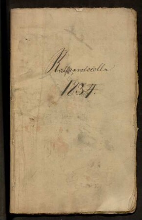 Ratsprotokolle 1834-1835