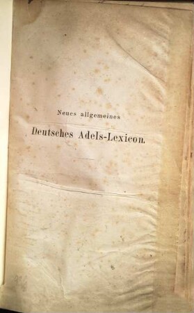 Neues allgemeines Deutsches Adels-Lexicon, 2. Bozepolski - Ebergassing