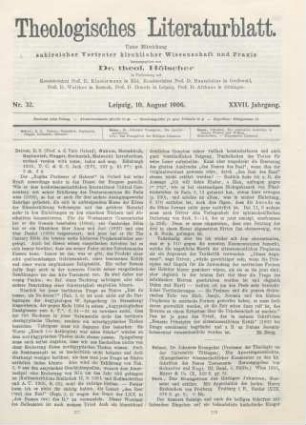 377-378 [Rezension] Driver, R. S., Nahum, Habakkuk, Zephaniah, Haggai, Zechariah, Malachi