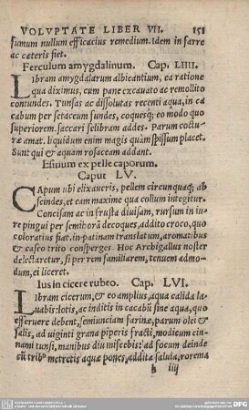 Ferculum amygdalinum. Cap. LIIII.