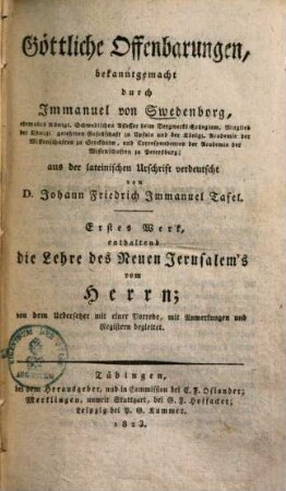 Göttliche Offenbarungen, 1