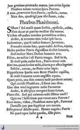 2) Phoebus Phaethonti.
