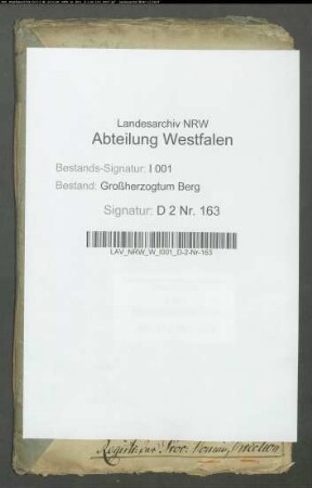 Nachweisungen oder Berechnungen der Revenüen von erledigten Kanonikaten und Vikariaten des Kapitels zu Beckum